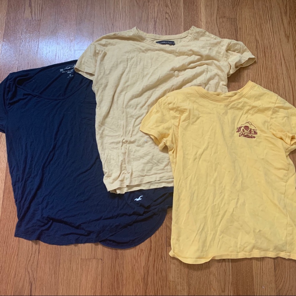 abercrombie/hollister shirt bundle
